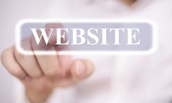 Website, internet business technology  motivational inspirational quotes, words typography top view lettering concept